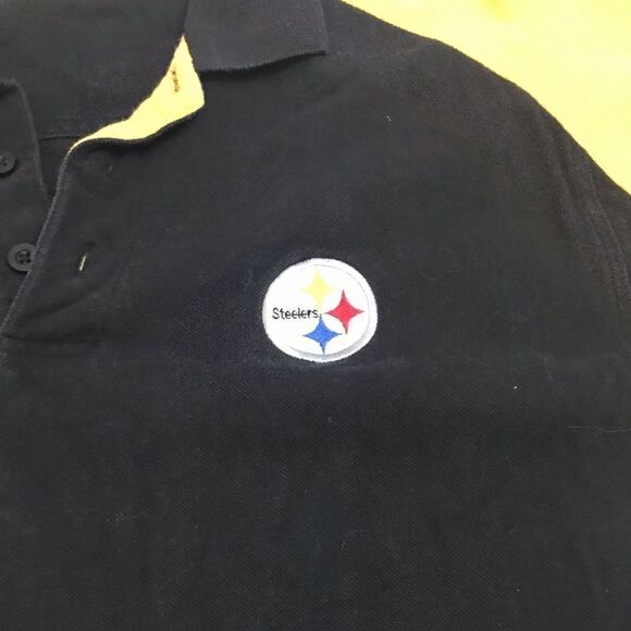 Men’s pittsburgh Steelers polo top - Picture 3 of 6